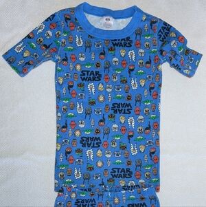 Hanna Andersson Star Wars Short Johns Pajamas Sleepwear 130 (8)